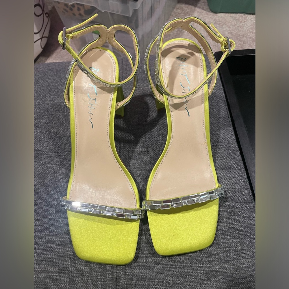 Betsey Johnson Lime Green Heels